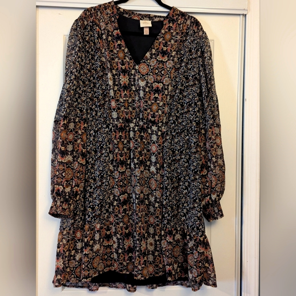 Knox Rose Floral Long Sleeve Dress